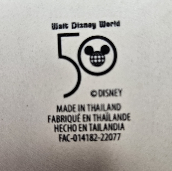 Walt Disney World Trinket Tray 50th Anniversary 5" Bowl Plate Dish 2021 - Picture 4 of 12